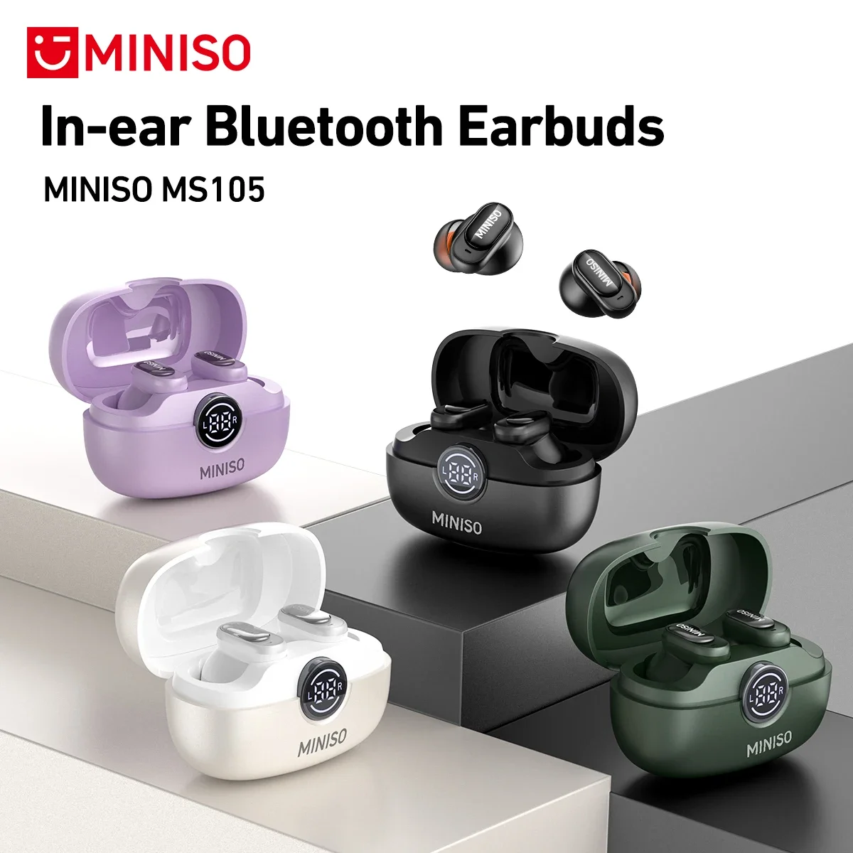 Type C Wired Earphones With Mic - MINISO MS105 Auricolare Bluetooth Auricolari in-ear