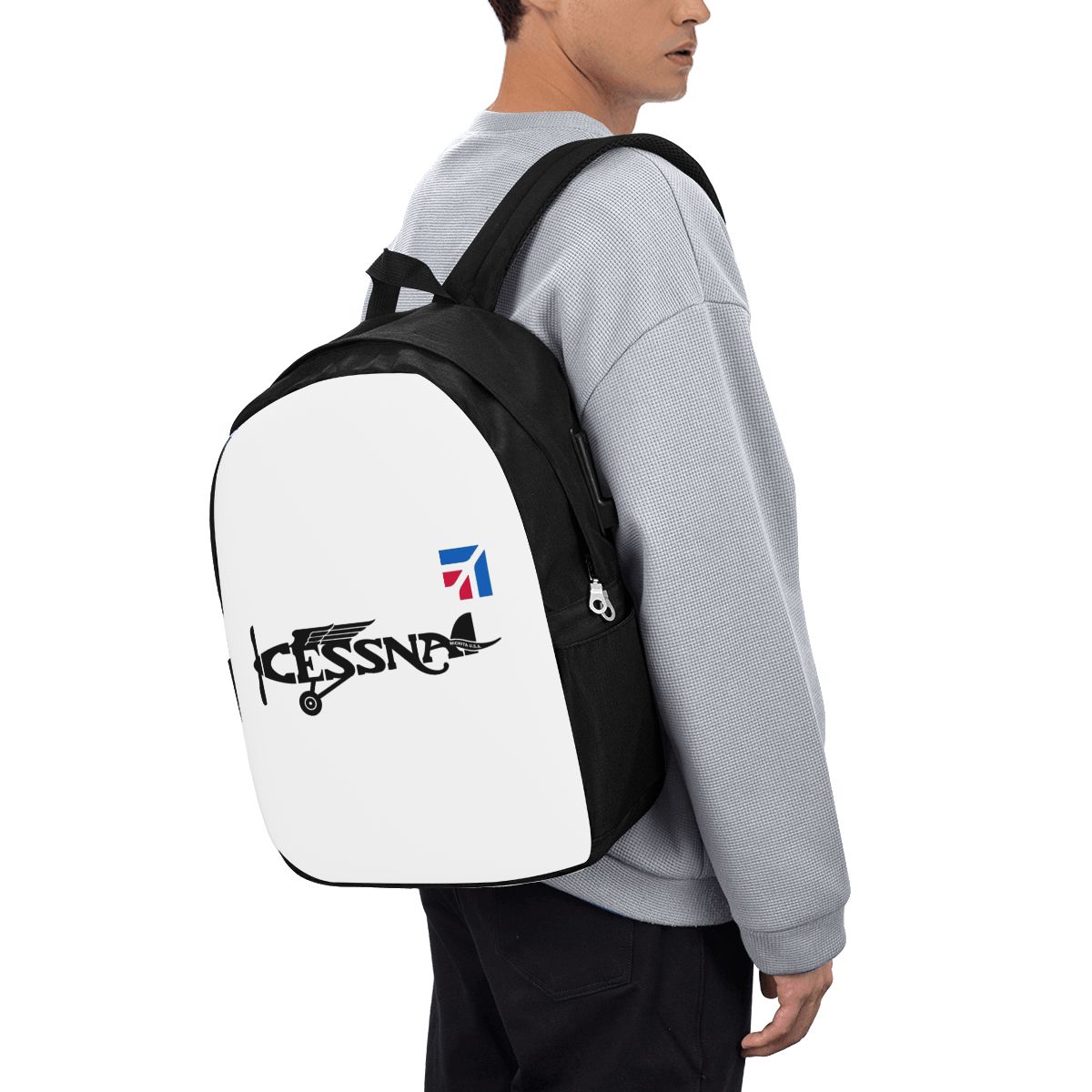 Laptops - Zaino con logo Cessna, borsa da