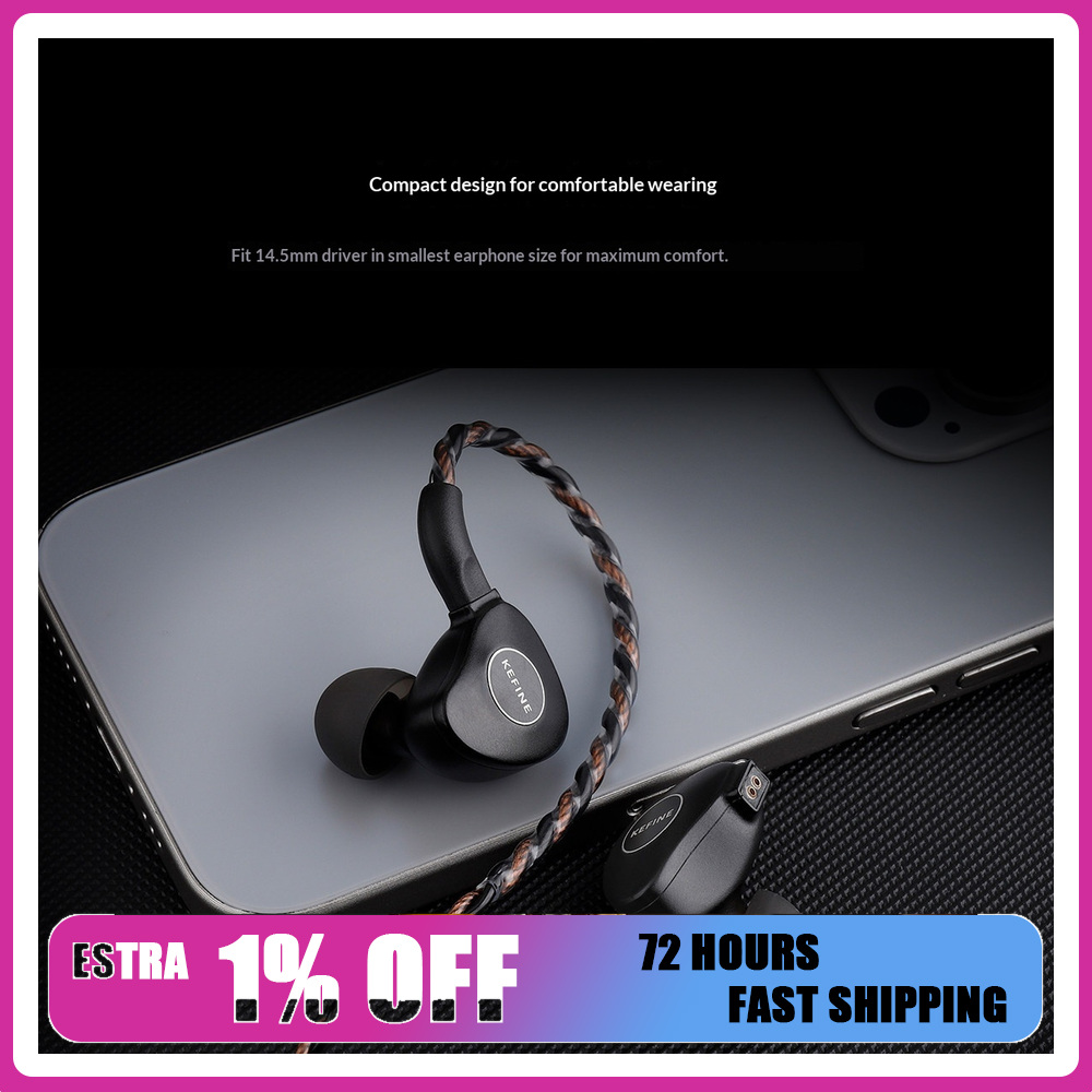 Planar Magnetic Iem Earphones - KEFINE Klanar Auricolari In-Ear con Driver