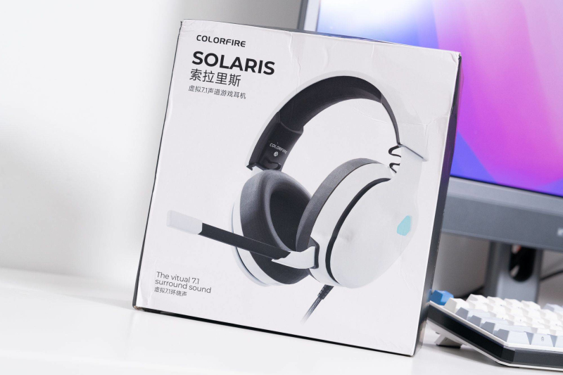 Gaming Headset With Mic Rgb - Colorfire Solaris Cuffie USB cablate Cuffie