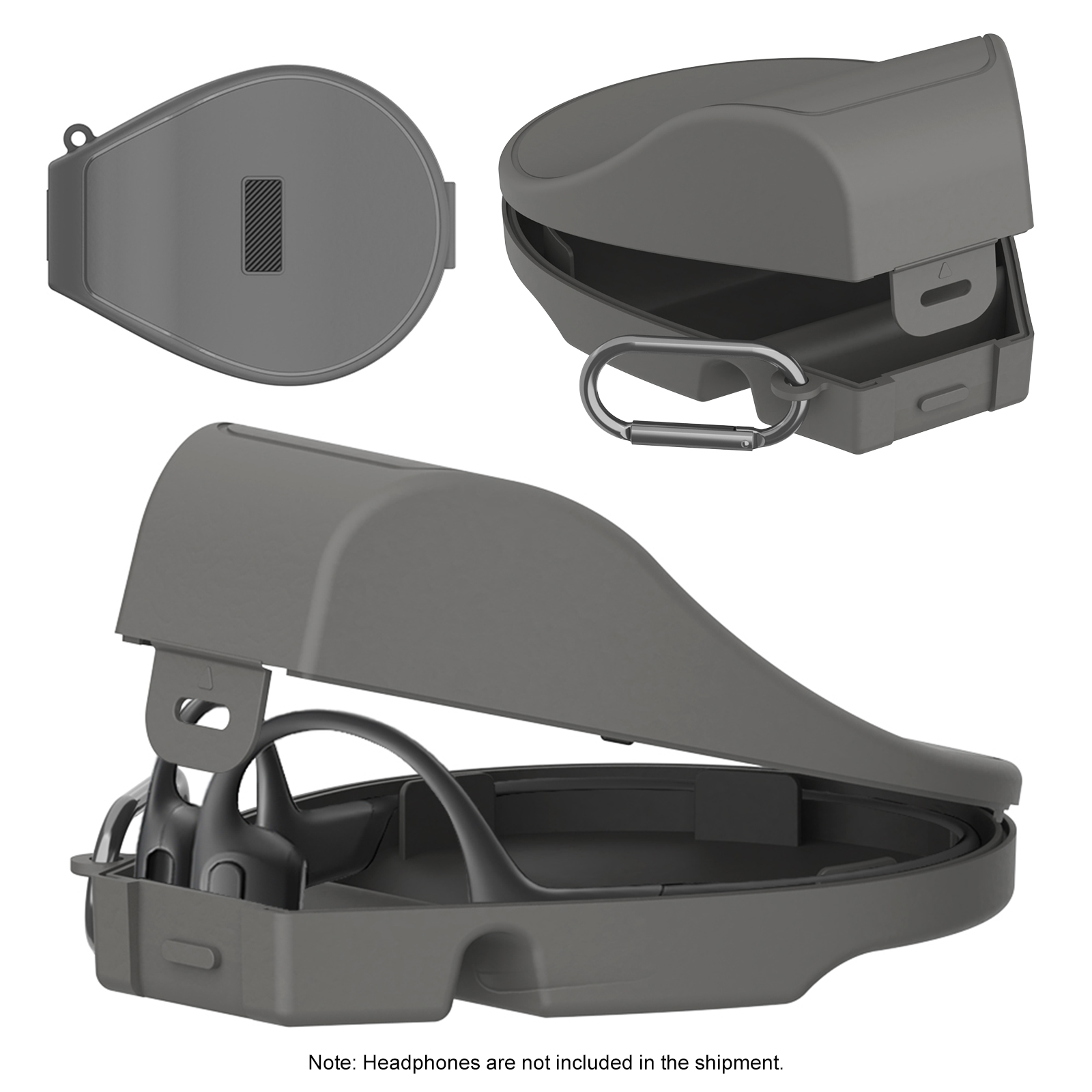 Bone Conduction Running Headphones - Custodia Rigida per Auricolari Shokz Run