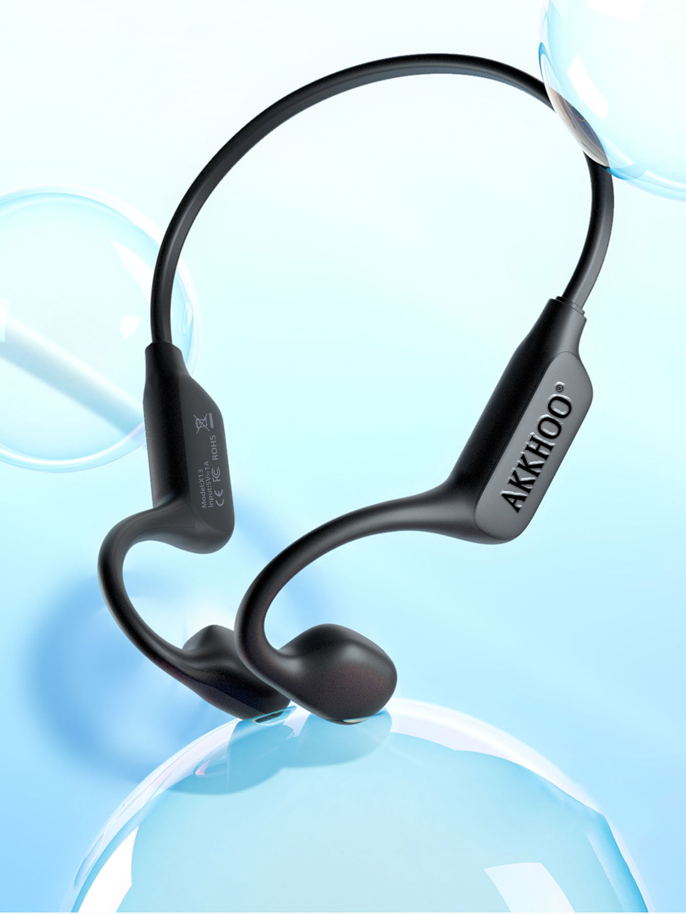Bone Conduction Running Headphones - Cuffie Bluetooth a Conduzione Ossea Open-Ear