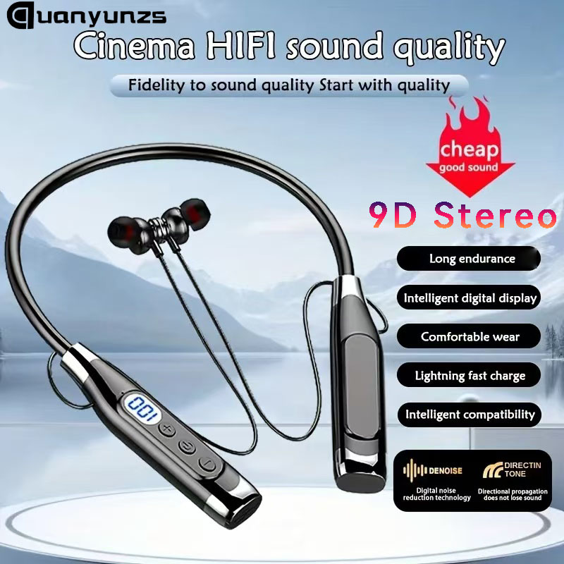 Magnetic Neckband Sports Earphones - Vere cuffie wireless stereo Auricolari con