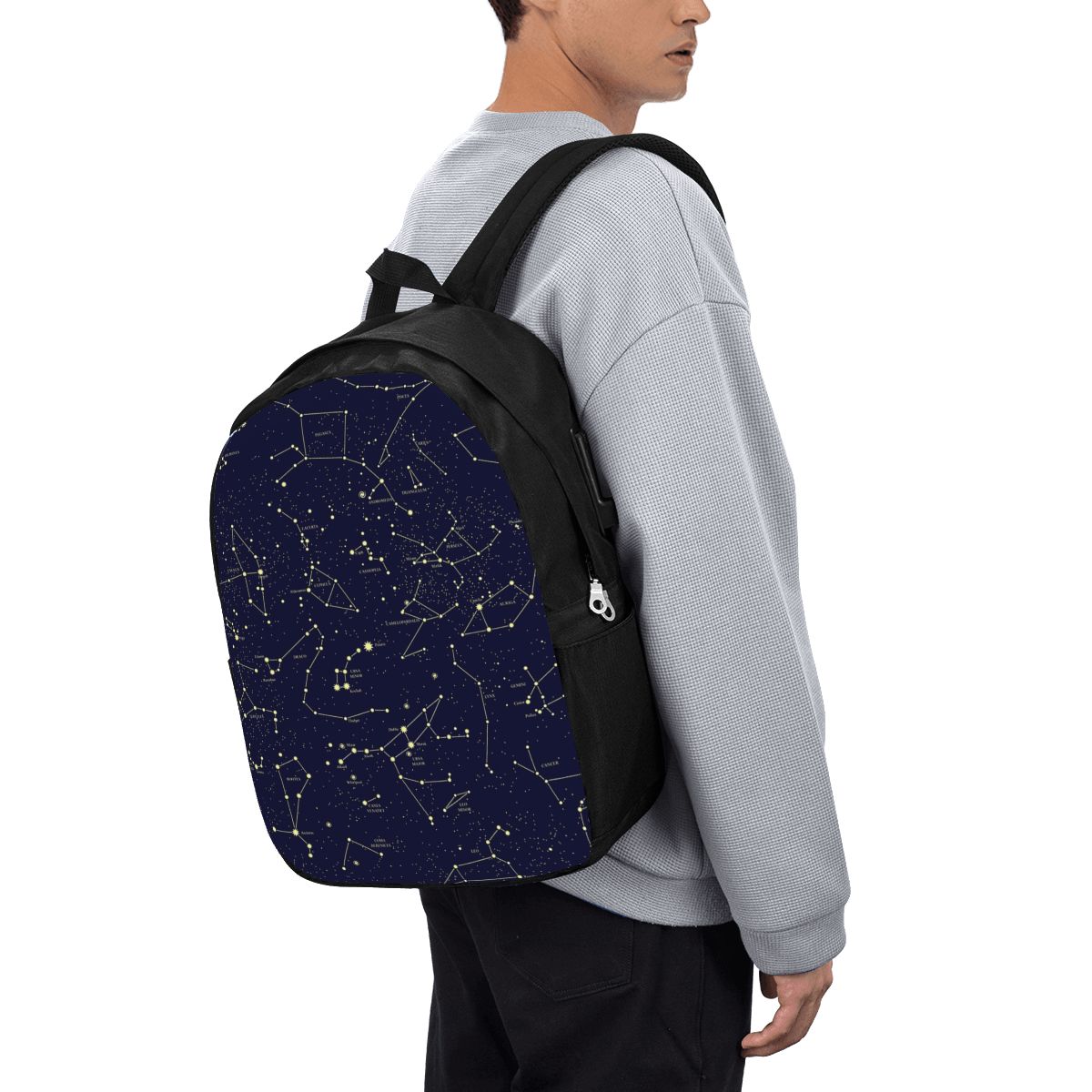 Laptops - Zaino con stelle celesti dorate del