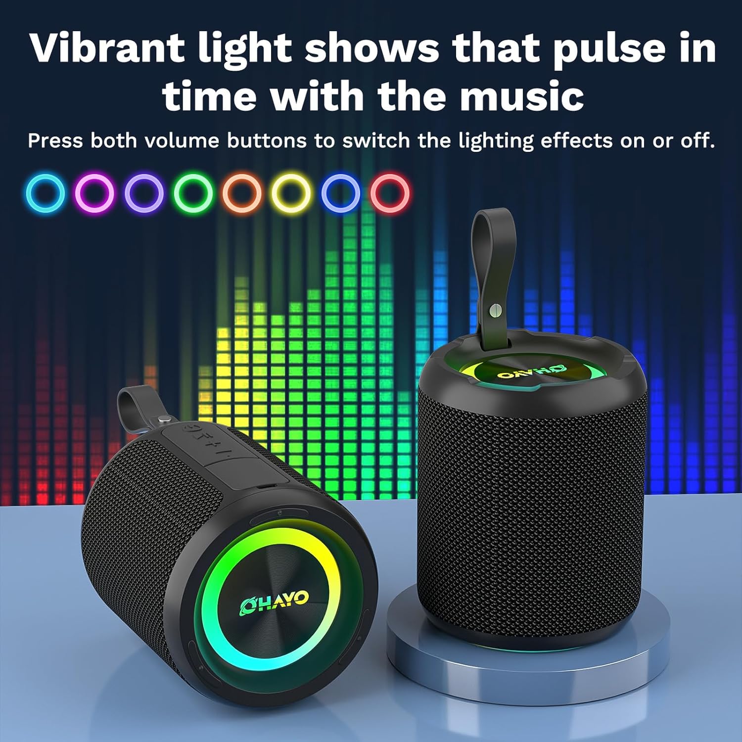 Portable Bluetooth Speaker Waterproof Ipx7 - OHAYO Altoparlante Bluetooth portatile wireless da