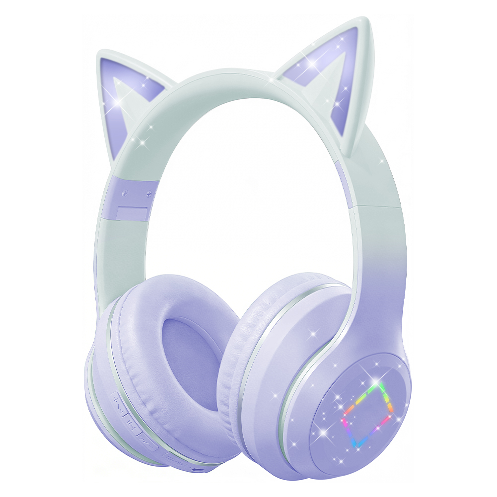 Cat Ear Bluetooth Headset Led - Adorabili cuffie wireless con orecchie da