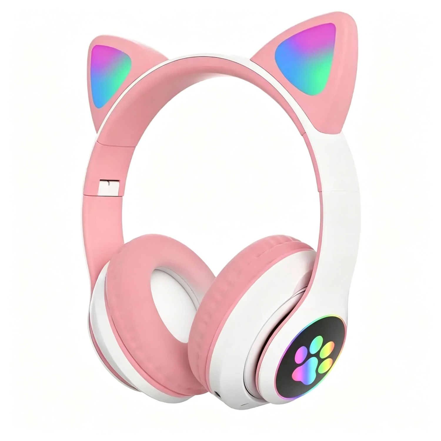 Cat Ear Bluetooth Headset Led - Cuffie Bluetooth con Orecchie di Gatto,
