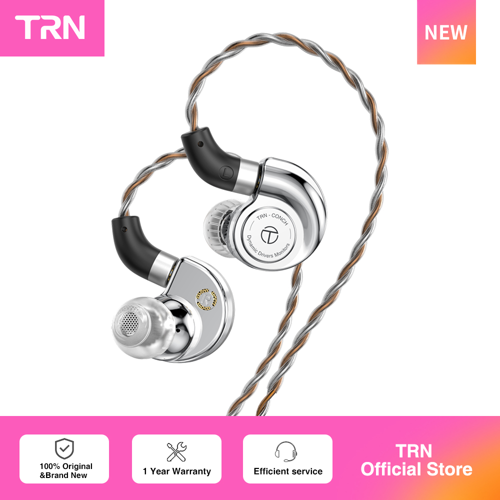 Planar Magnetic Iem Earphones - TRN Conch Earphone Lucky Bag: Monitor