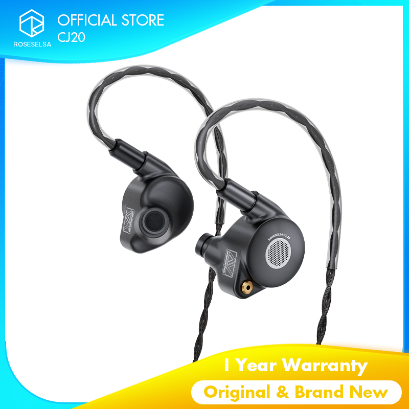 Planar Magnetic Iem Earphones - ROSESELSA X AAV CJ20 Auricolari In-Ear