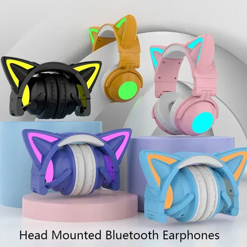 ZW068 Cuffie con orecchie di g - Cat Ear Bluetooth Headset Led recensione e prezzo