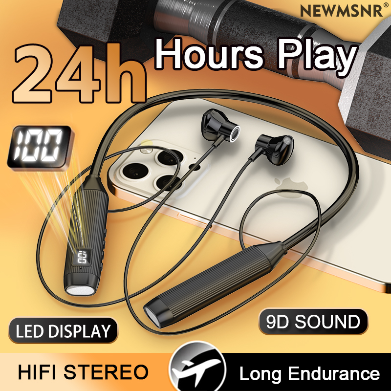 Display a LED TWS Cuffie wirel - Magnetic Neckband Sports Earphones recensione e prezzo
