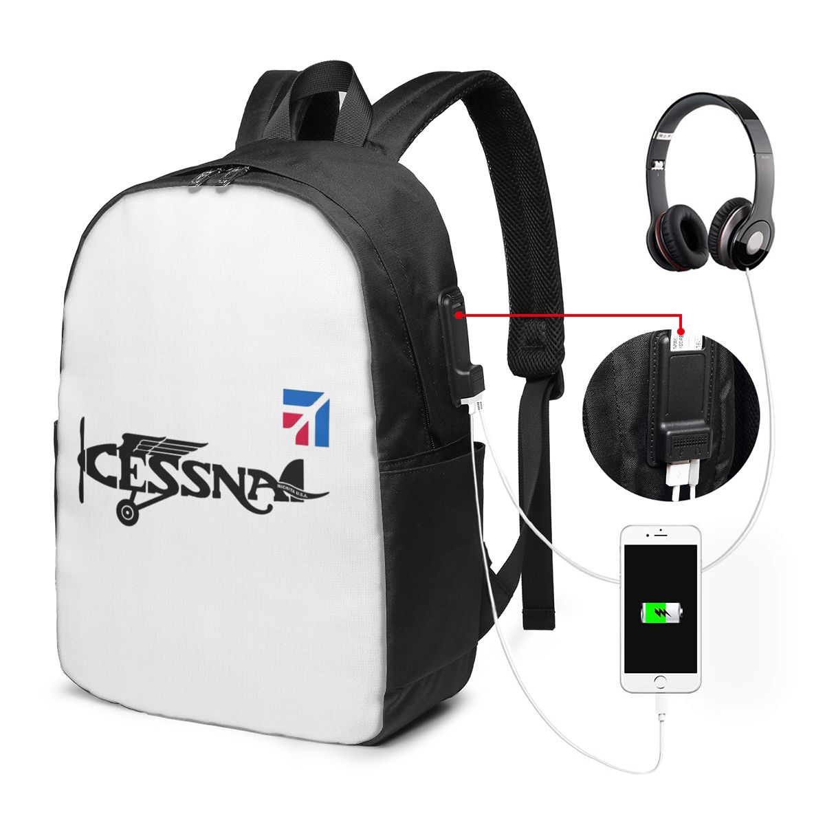Zaino con logo Cessna, borsa d - Laptops recensione e prezzo