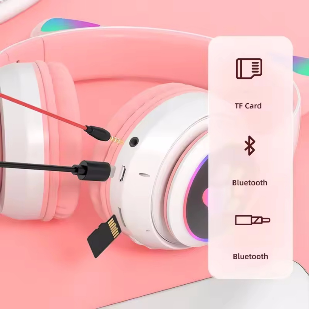 Simpatico auricolare Bluetooth - Cat Ear Bluetooth Headset Led recensione e prezzo