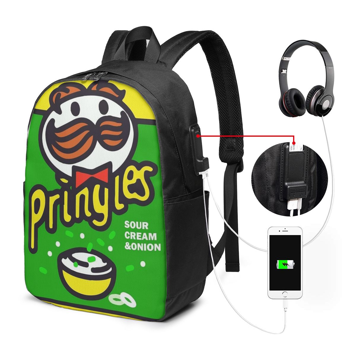 Zaino con stampa Pringles Pota - Laptops recensione e prezzo