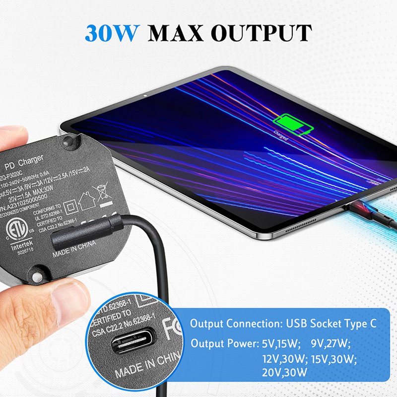 Adattatore da AC a USB-C, Alim - Tablets recensione e prezzo