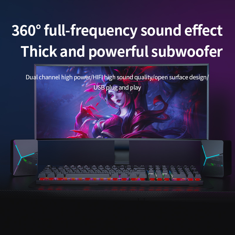 Altoparlanti RGB per Gaming, S - Rgb Computer Soundbar For Pc recensione e prezzo