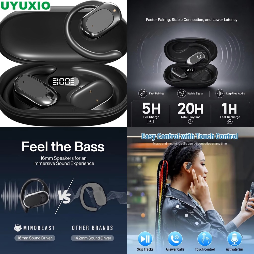Auricolari Open Ear e Cuffie W - Bone Conduction Running Headphones recensione e prezzo