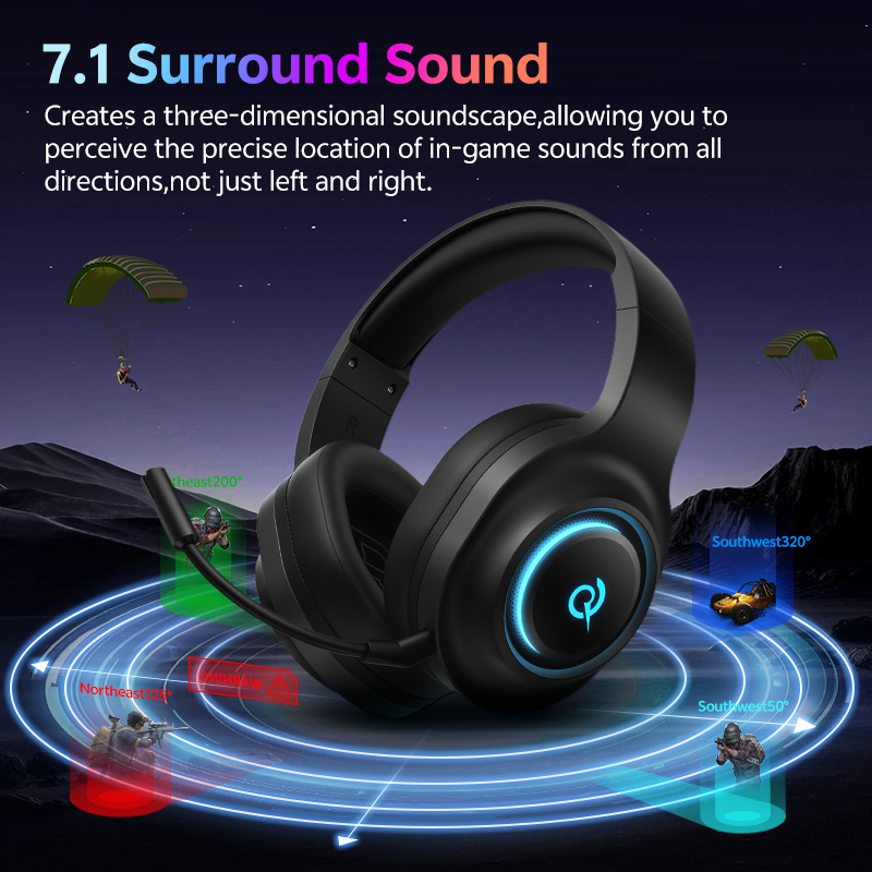 Cuffie da Gaming QCY Heroad V2 - Anc Wireless Over Ear Headphones recensione e prezzo