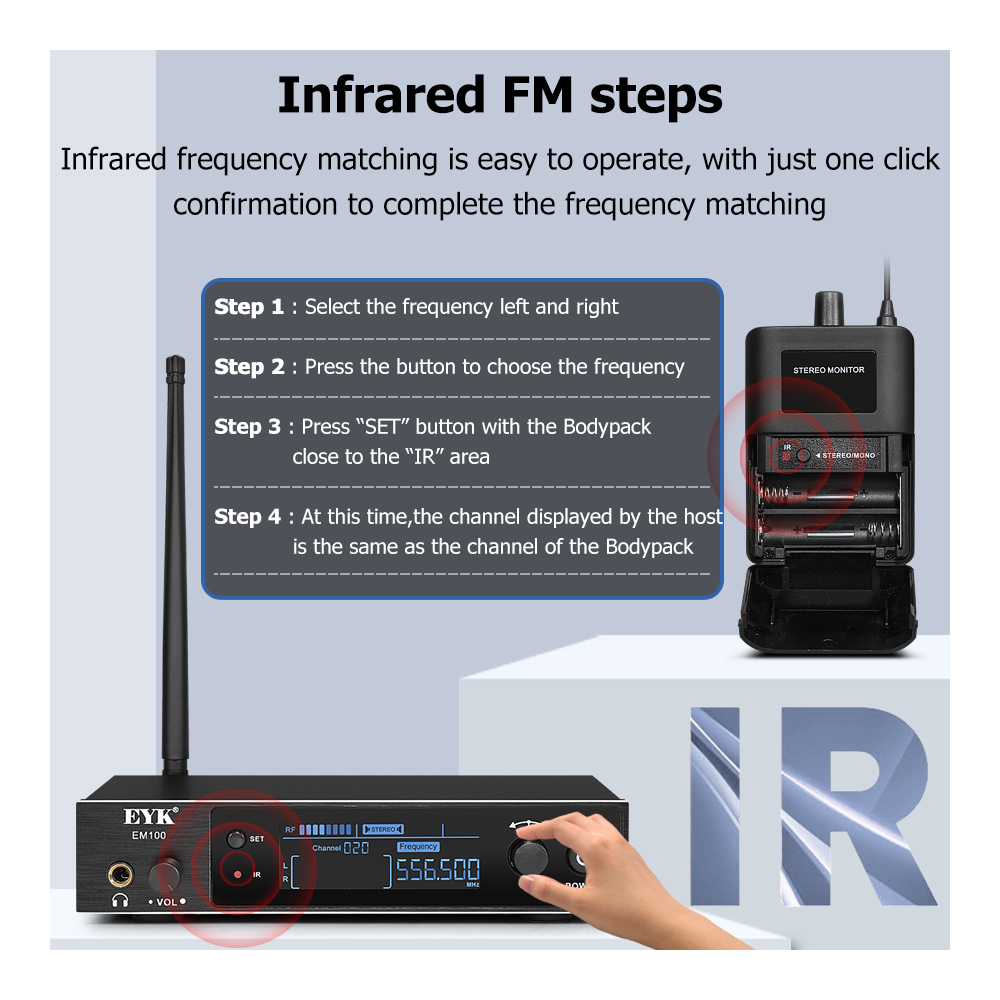 EYK EM100 Sistema di monitorag - In Ear Monitors For Singers recensione e prezzo