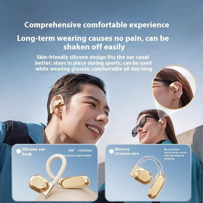 Nuovi Auricolari Open-Ear Wire - Open Ear Air Conduction Headphones recensione e prezzo