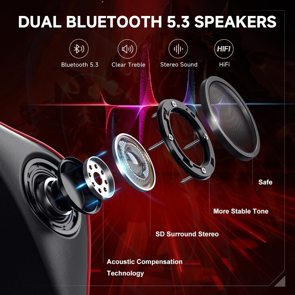 Sedia da Gaming Ergonomica con - Speakers recensione e prezzo