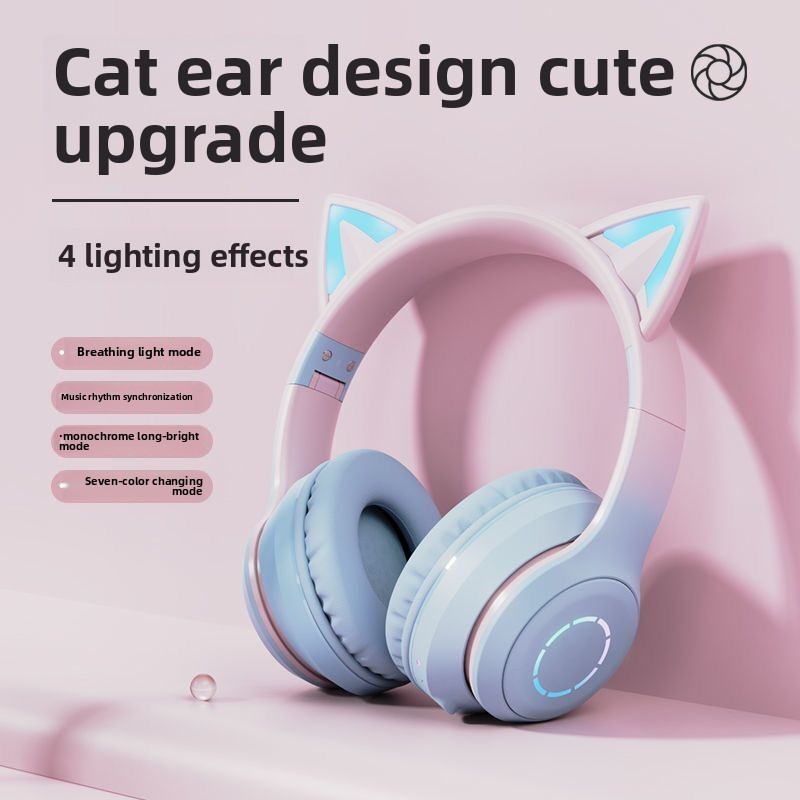 Nuovo Auricolare Bluetooth da  - Cat Ear Bluetooth Headset Led recensione e prezzo