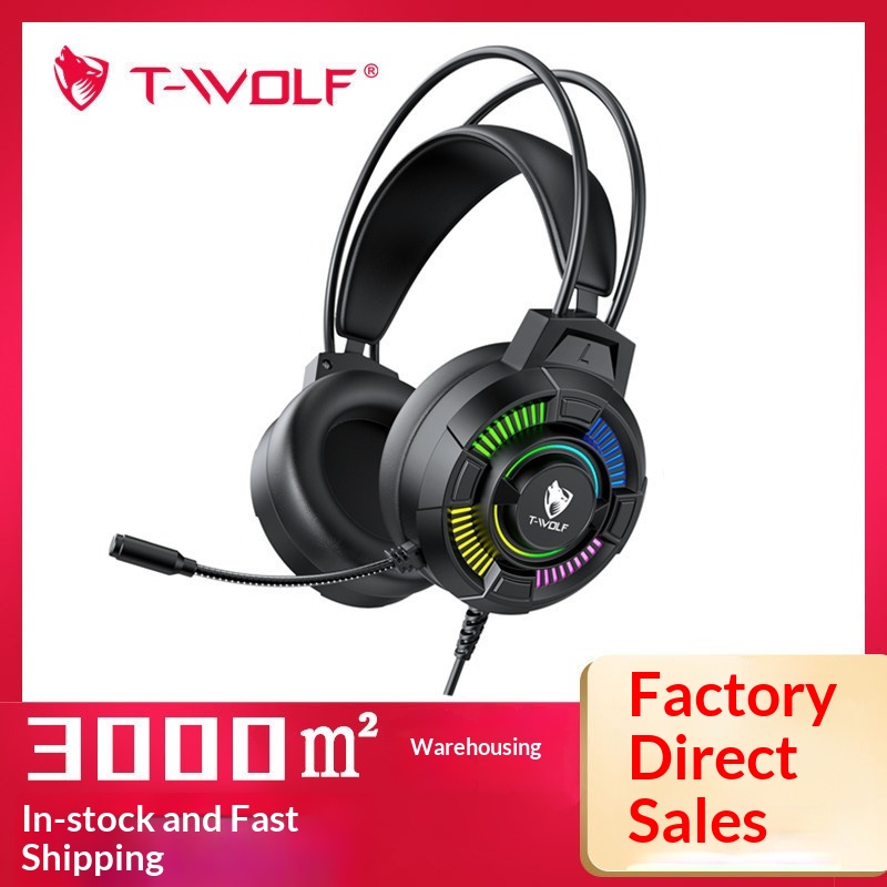 Cuffie da gioco T-Wolf H140 co - Gaming Headset With Mic Rgb recensione e prezzo