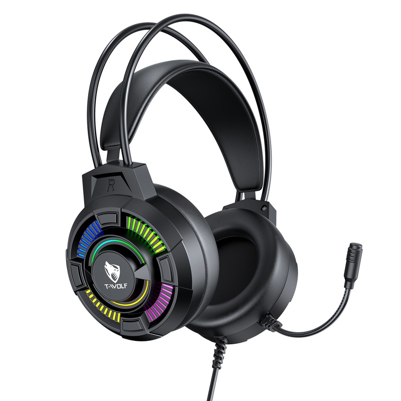 Cuffie da gioco T-Wolf H140 co - Gaming Headset With Mic Rgb recensione e prezzo