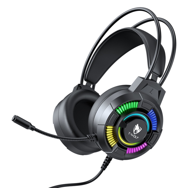 Cuffie da gioco T-Wolf H140 co - Gaming Headset With Mic Rgb recensione e prezzo