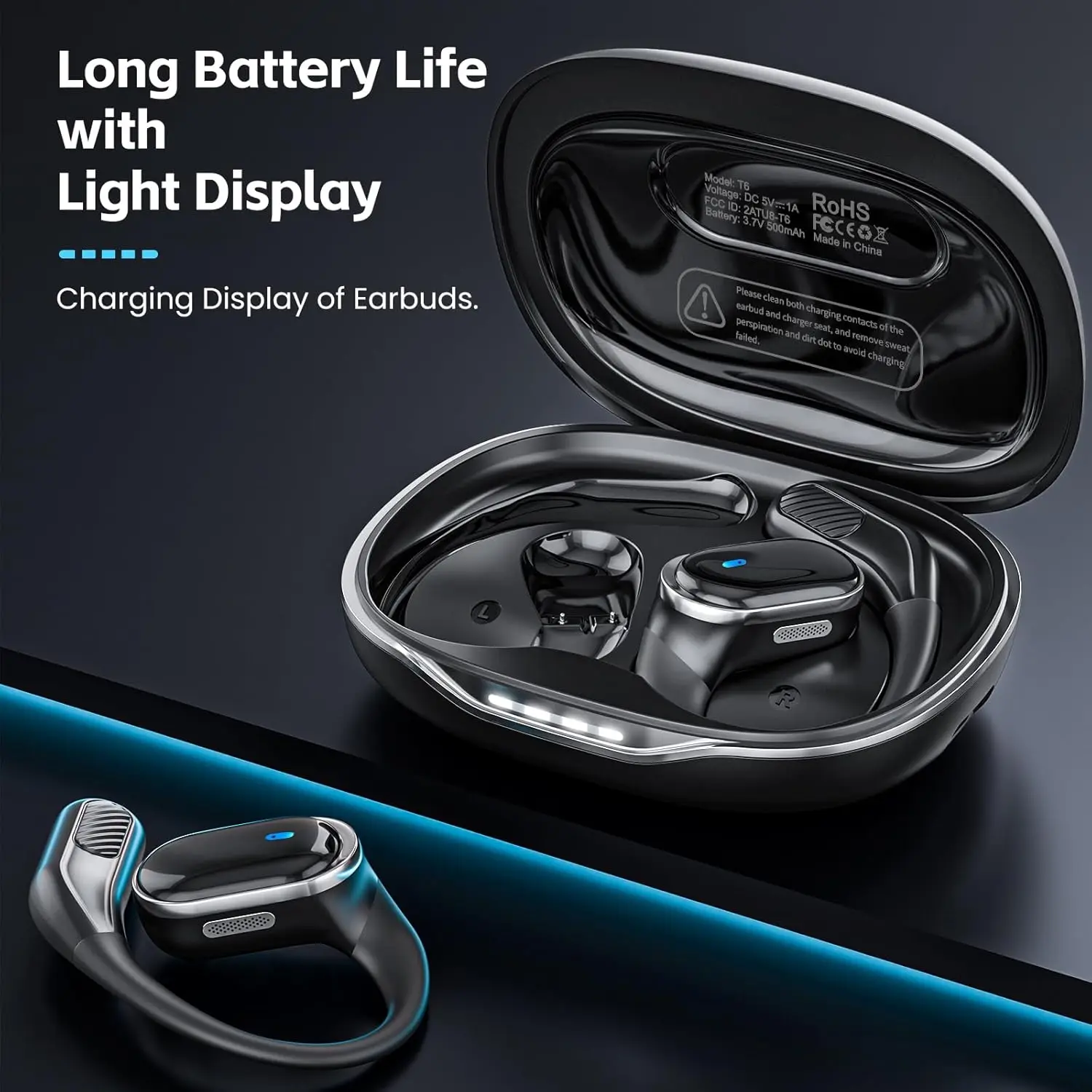 Auricolari Bluetooth Wireless  - Open Ear Air Conduction Headphones recensione e prezzo